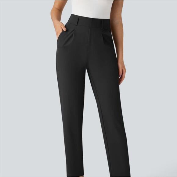 Halara High Waisted Side Pocket Solid Work Tapered Pants - Picture 6 of 12